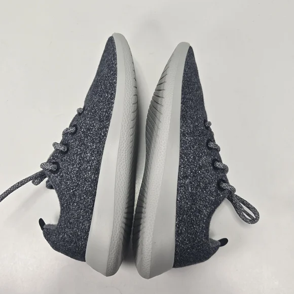 Allbirds Wool Runners Dark Gray Knit Sneakers Size Men's 10 Women's 11.5 - Picture 8 of 11